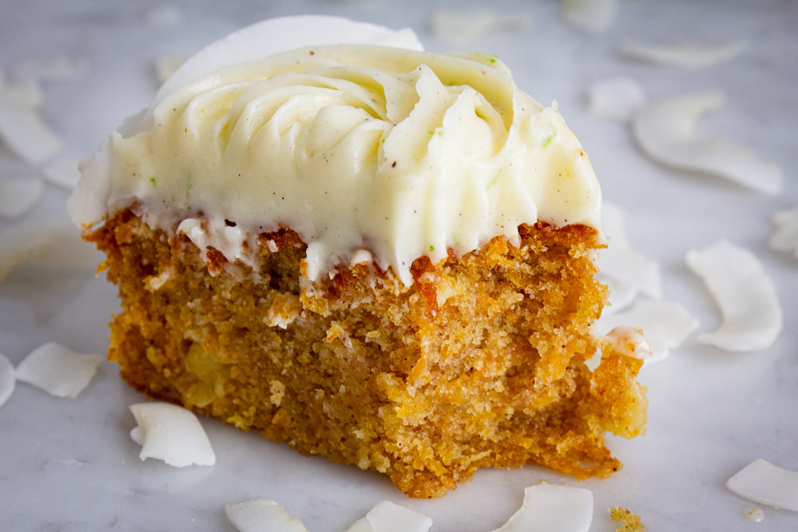 carrot cake with pinapple