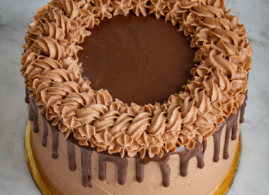 Nutella layer cake