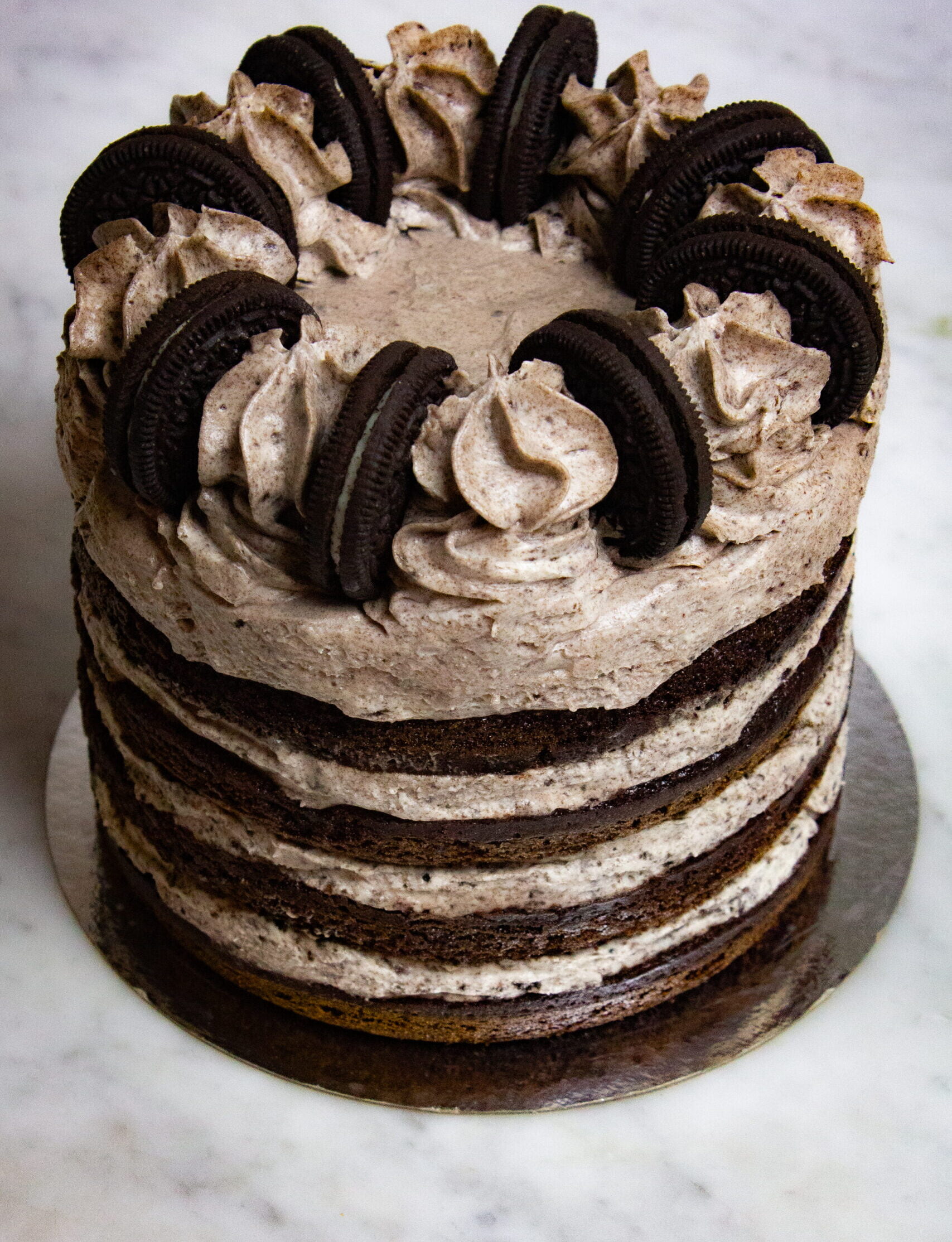 Oreo cheesecake layer cake