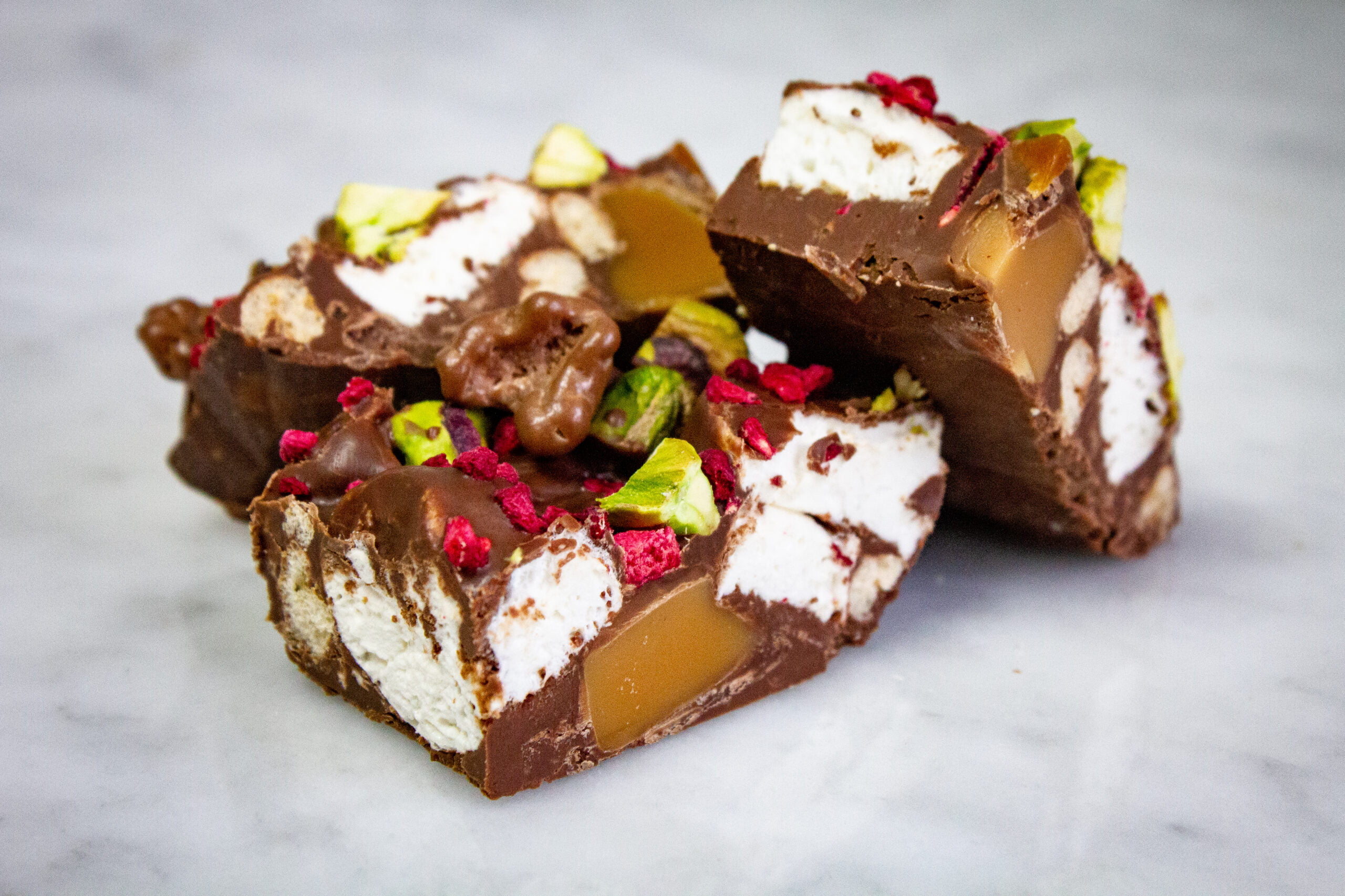 rocky road with or without nuts